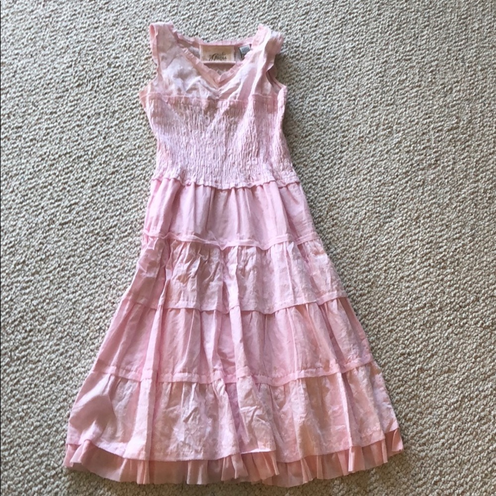 Guess pink dress L